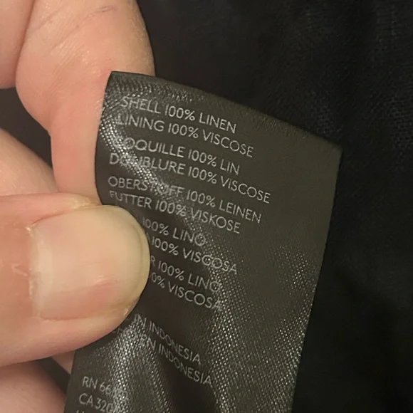 Anthropologie Maeve Linen Double Tie Back Maxi Dress Size 1X - Picture 9 of 10